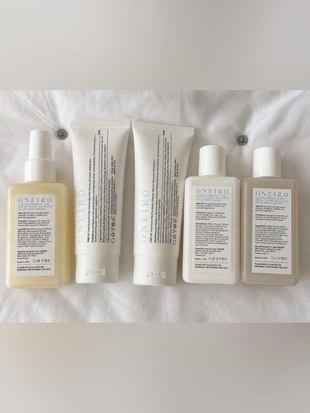 Oneiro Sunchasers Ready Go 5 Pc Travel Hair Body Care Set NEW - Picture 6 of 8